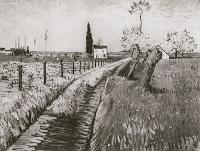 paysage avec sentier avril 1888